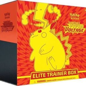 Pokémon Sword & Shield Vivid Voltage Elite Trainer Box -  filled with cards !